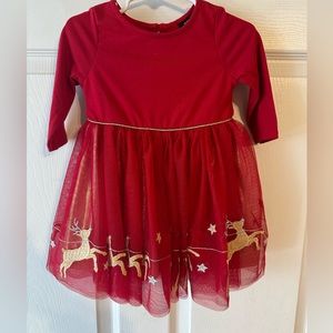 18 month girls Christmas dress